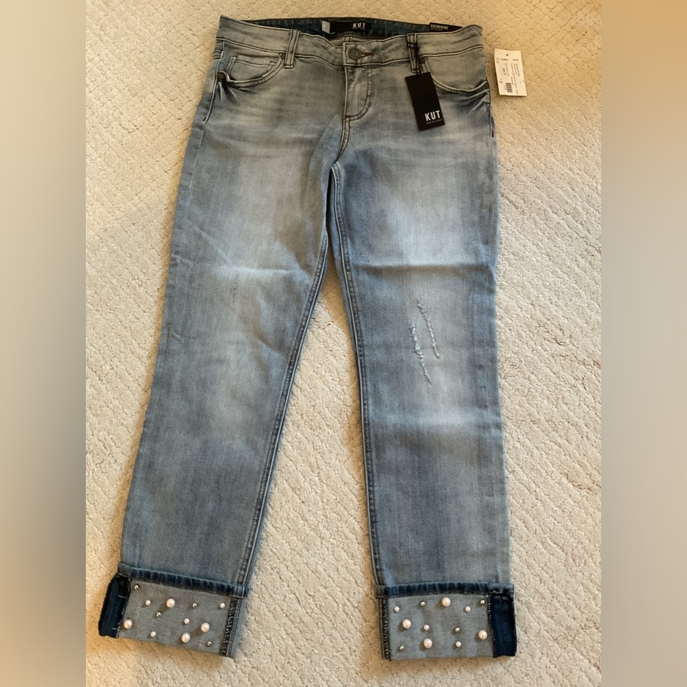 Kut from the Kloth Light Blue Boyfriend Jeans